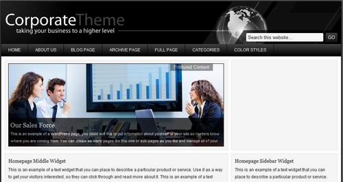 corporate wordpress templates