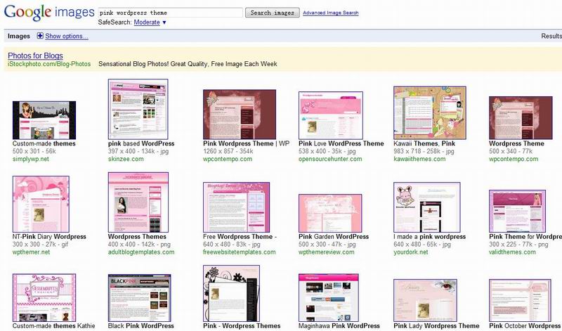 pink wordpress themes image