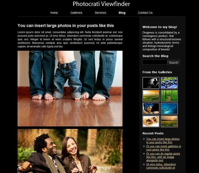 Premium WordPress Themes for Photographer