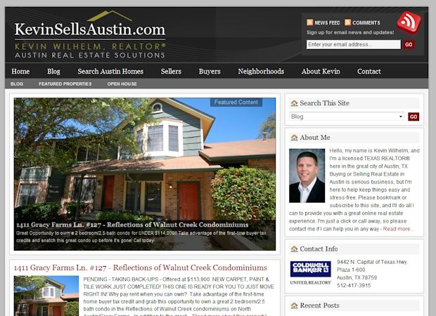 free wordpress Real Estate theme kevinsells