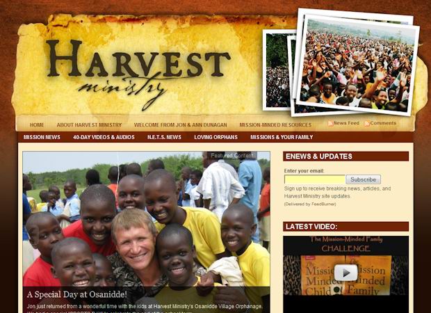 harvestministry  wordpress Church Theme