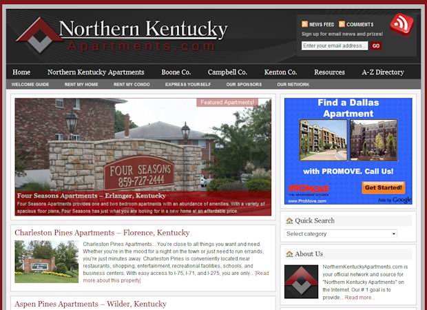 wordpress Real Estate template nokentucky