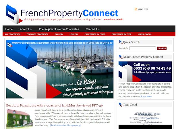 wordpress Real Estate templates frenchproperty