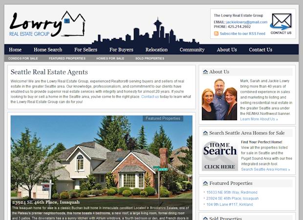 wordpress Real Estate theme lowry