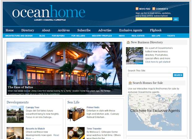 wordpress Real Estate themes oceanhome