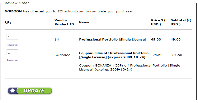 wpzoom coupon