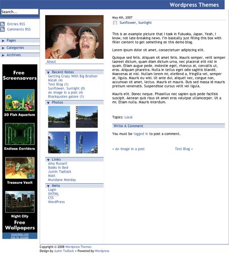 Facebook WordPress Themes