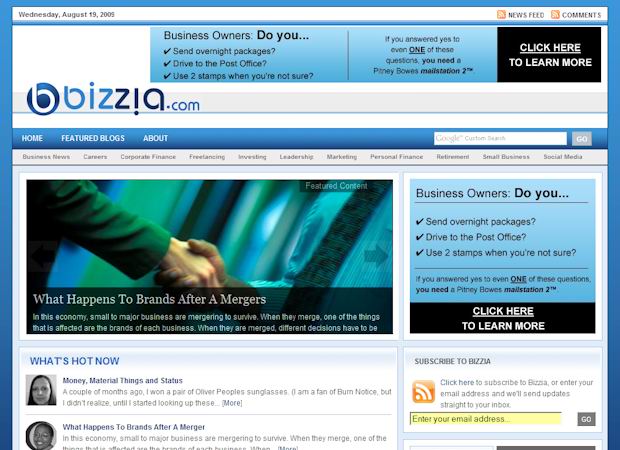 bizzia worddpress business theme