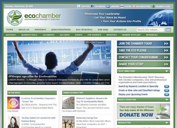 ecochamber wordpress cms theme