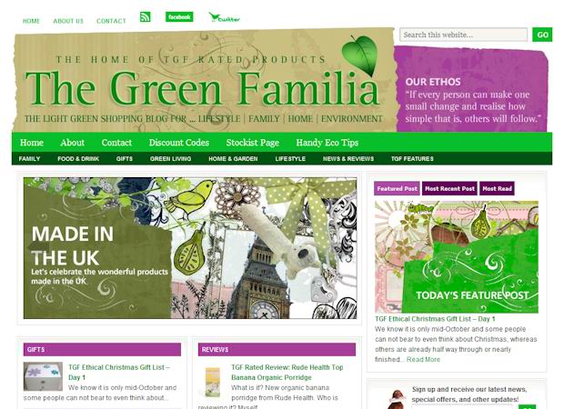 greenfamilia wordpress lifestyle theme