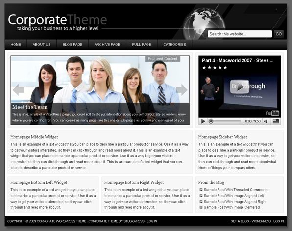 Finance WordPress Themes