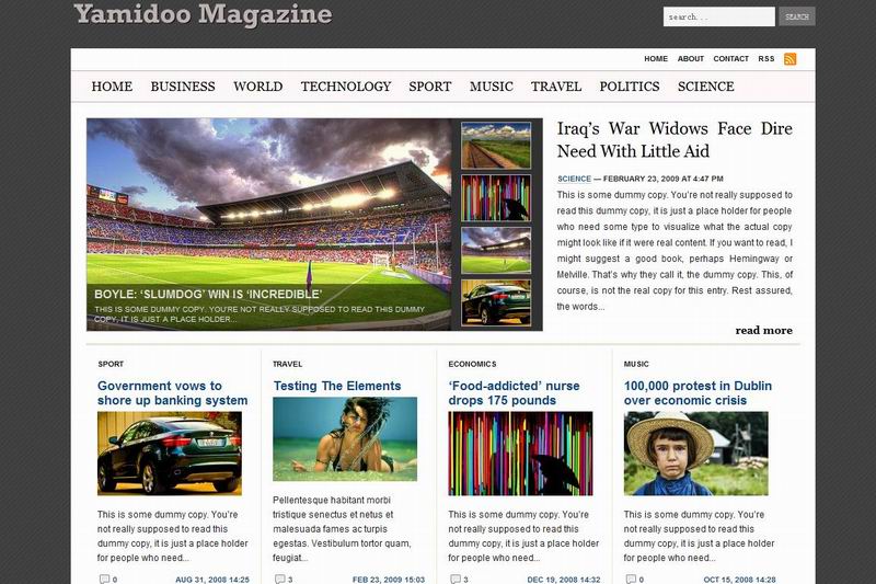 cool wordpress magazine theme yamidoo