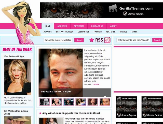 gorillathemes CelebrityPress WordPress Theme