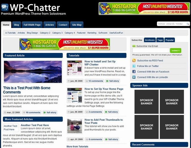 solostream news magazine theme wp chatter