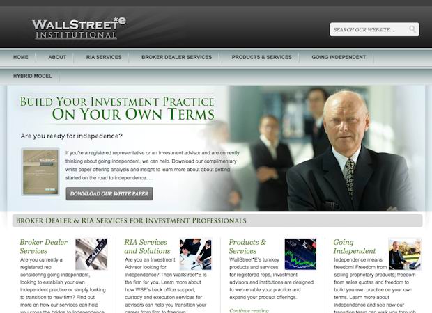 business wordpress theme Wall Street