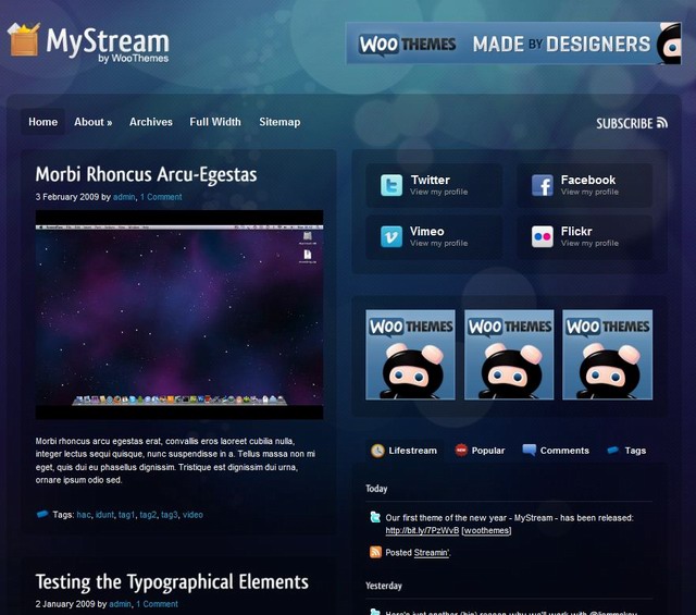 magazine wordpress mystram theme