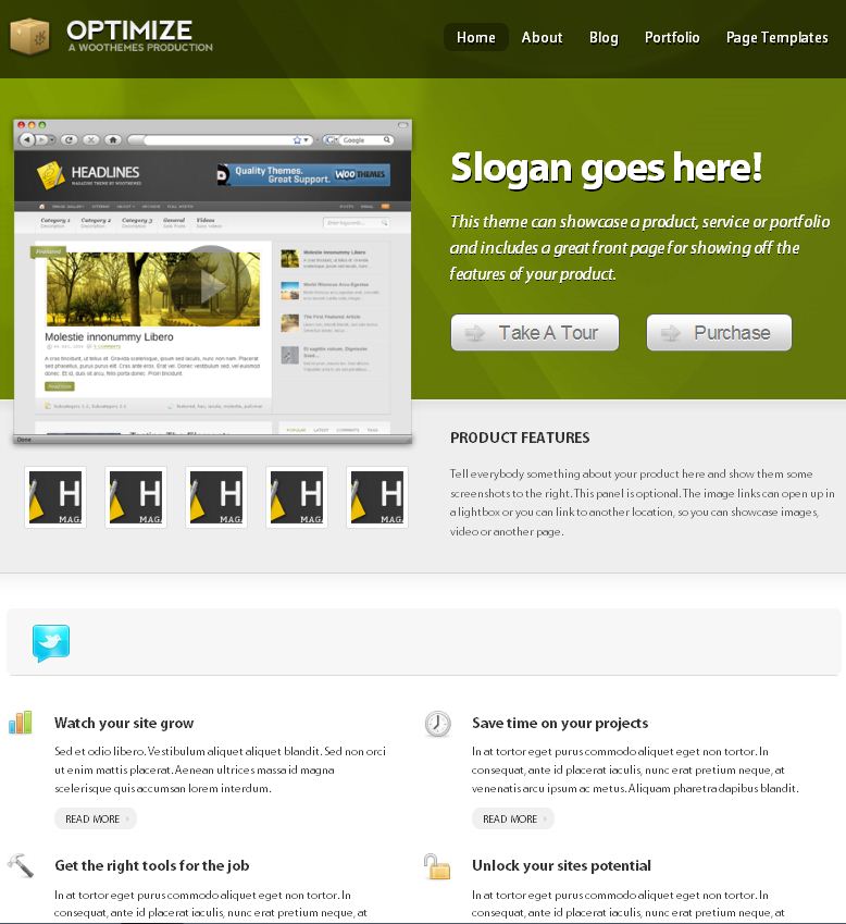 wordpress Corporate theme