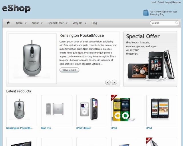 wordpress ecommerce theme eshop