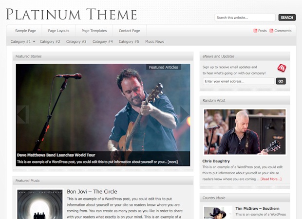 platinum magazine wordpress theme