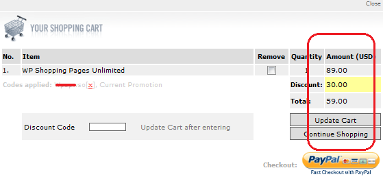 wpshoppingpage discount code