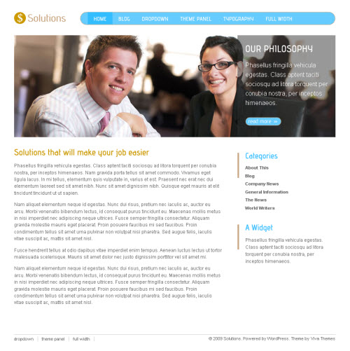 Solutions Business Premium WordPress Theme