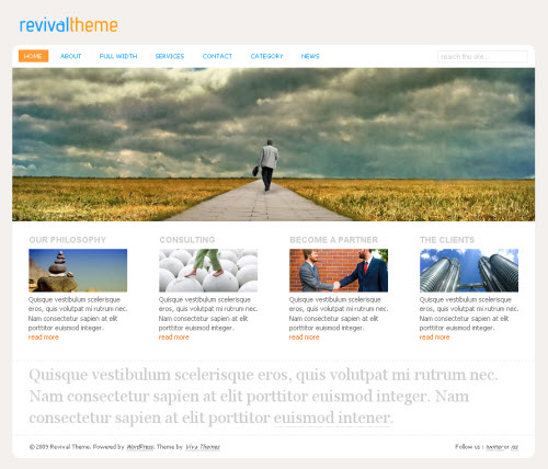 revival wordpress theme