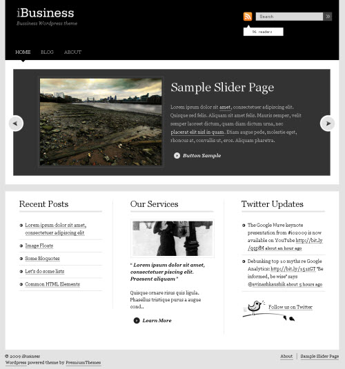 ibusiness wordpress theme