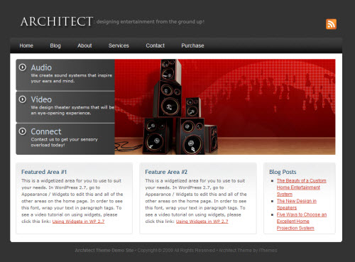 architect wordpress theme