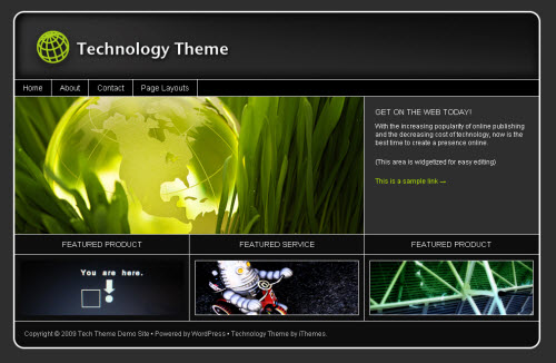 technology wordpress theme