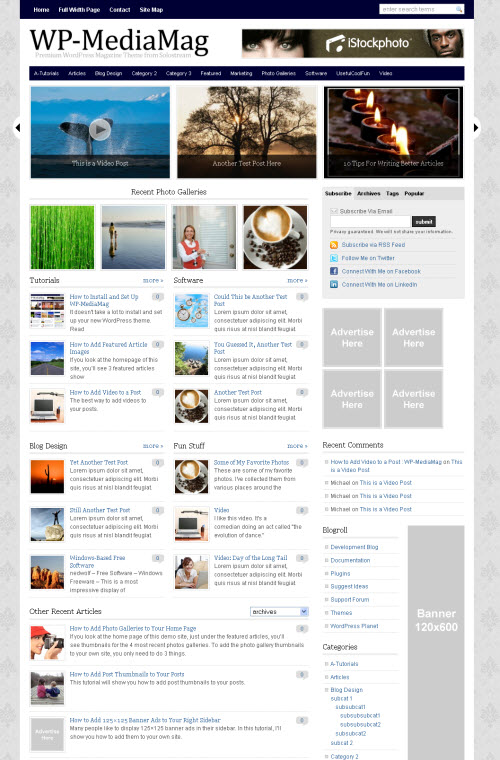 wp-mediamag wordpress theme