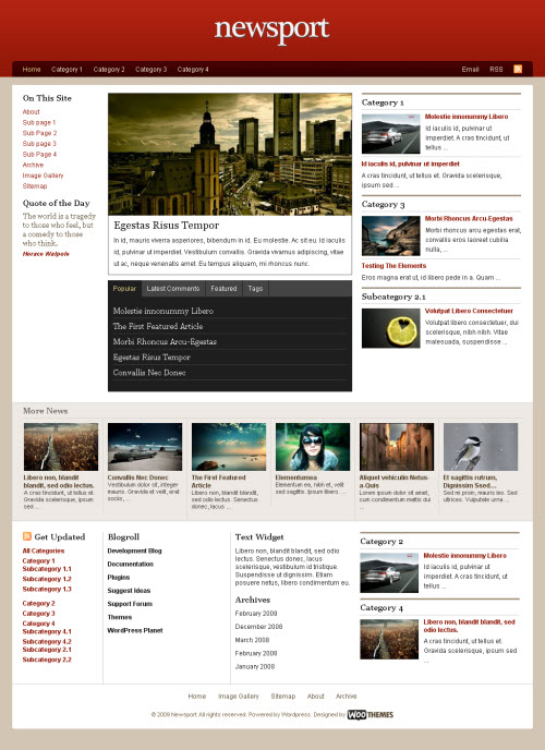 newsport wordpress theme