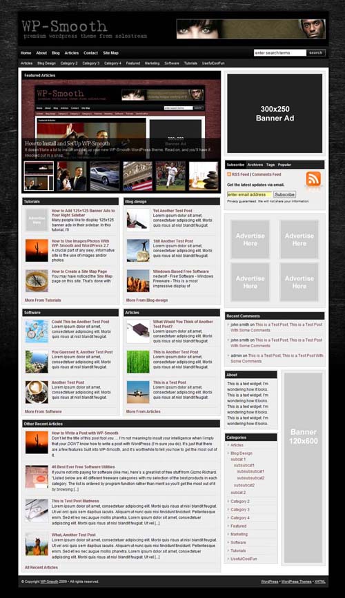 wp smooth wordpress theme