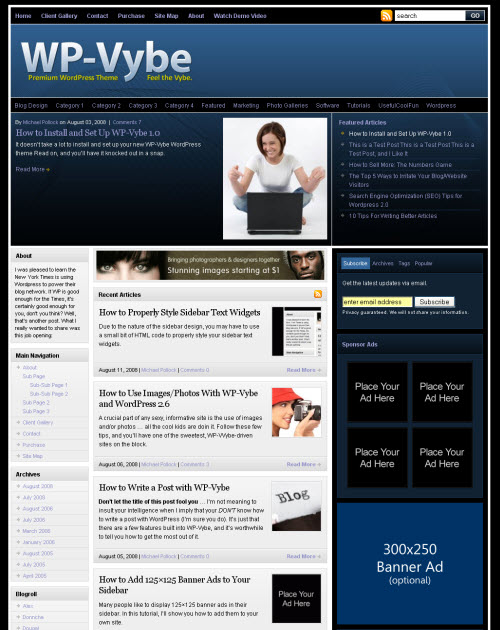 WP-Vybe Theme