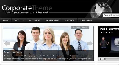 Corporate WordPress Theme