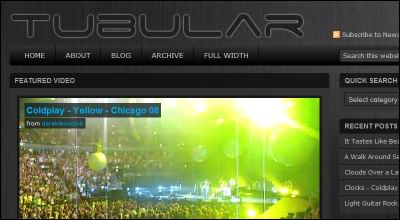 Tubular WordPress Theme