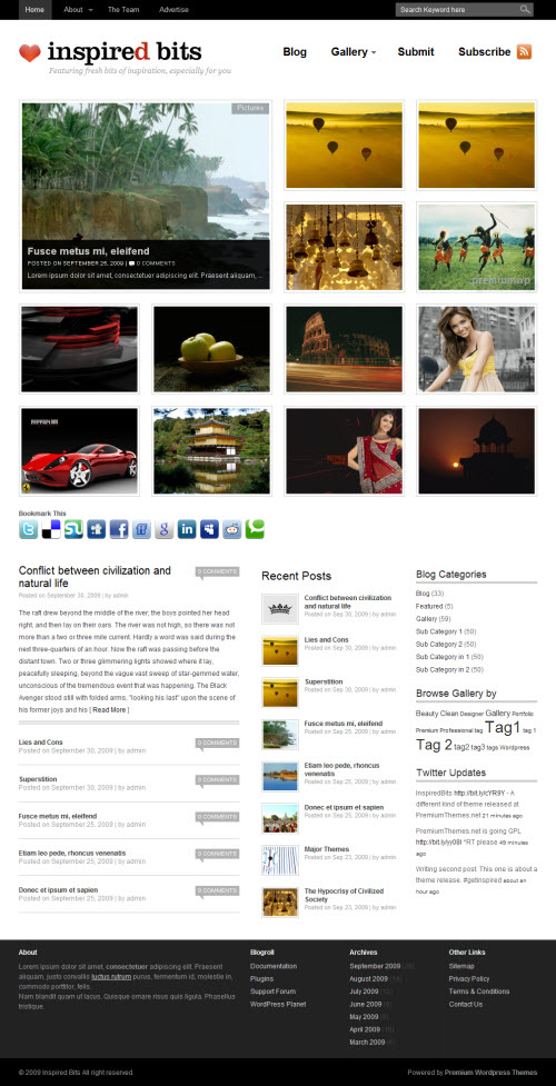 Inspired Bits Premium WordPress Theme