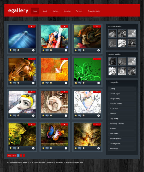 egallery wordpress theme