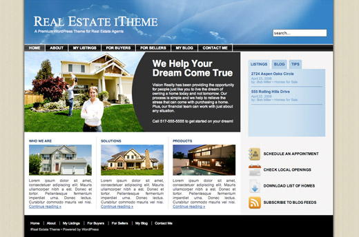 iReal  Estate WordPress Theme