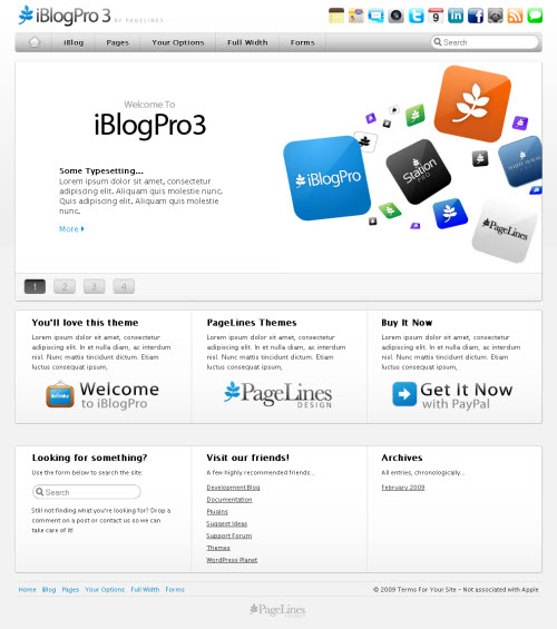 iBlog Pro CMS WordPress Theme for Corporate Websites picture