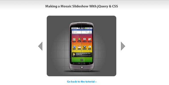 Making a Mosaic Slideshow With jQuery & CSS