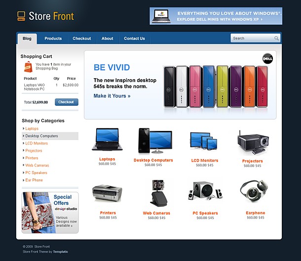 store wordpress theme