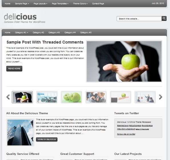 studiopress decious wordpress theme