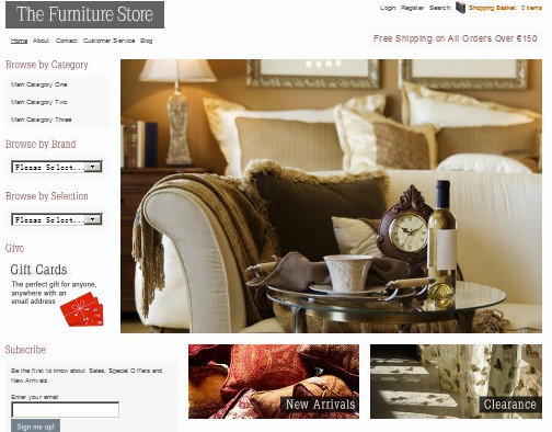 The Furniture Store - WordPress eCommerce Shop