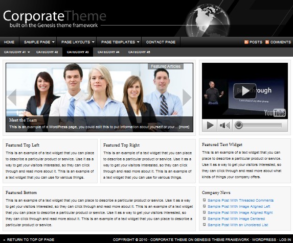 corporate wordpress themes