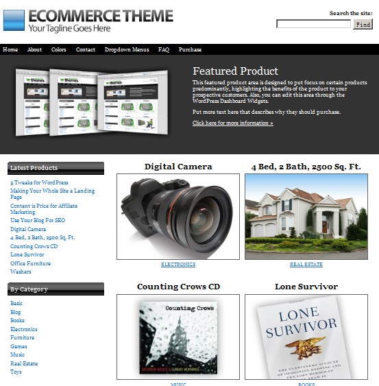 ecommerce theme from itheme