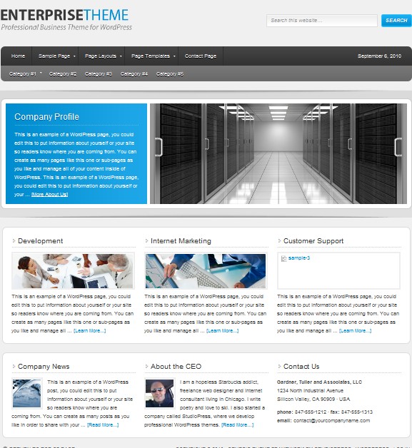 enterprise wordpress themes