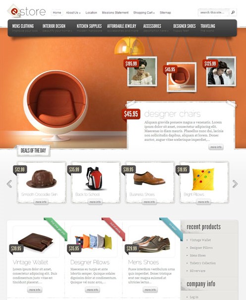 estore wordpress theme