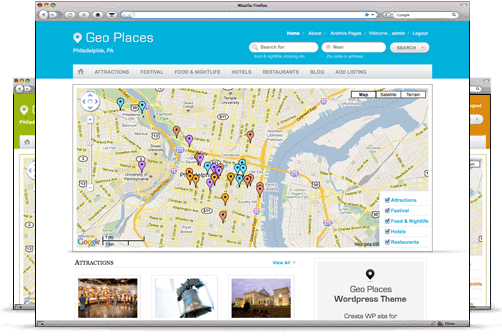 geo places wordpress theme