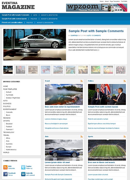 wpzoom eventina magazine wordpress theme