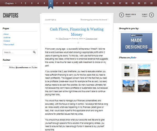 book wordpress themes